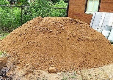 строительный песок объем 4 куба